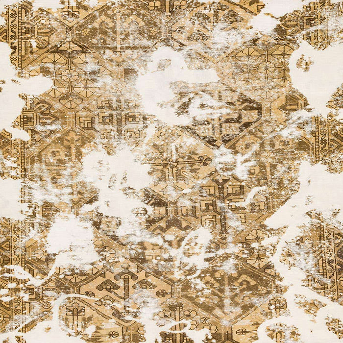 Machine Washable Abstract Wheat Beige Rug, wshabs764