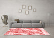 Modern Red Washable Rugs