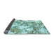 Sideview of Abstract Light Blue Modern Rug, abs764lblu