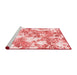 Modern Red Washable Rugs