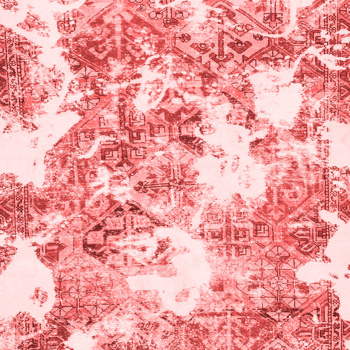 Machine Washable Abstract Red Modern Rug, wshabs764red