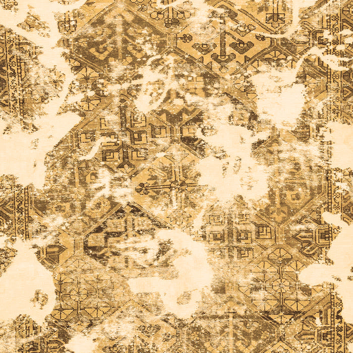 Machine Washable Abstract Brown Modern Rug, wshabs764brn