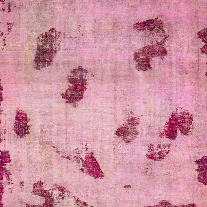 Machine Washable Abstract Dark Pink Rug, wshabs765