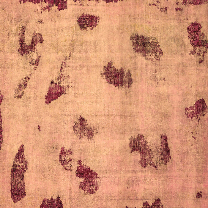 Square Machine Washable Abstract Brown Modern Rug, wshabs765brn