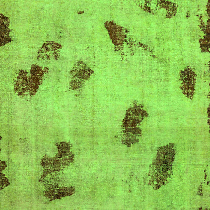 Abstract Green Modern Rug, abs765grn