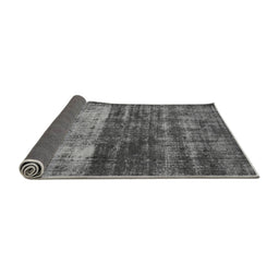 Sideview of Abstract Gray Modern Rug, abs766gry