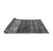 Sideview of Abstract Gray Modern Rug, abs766gry