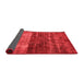 Abstract Red Modern Area Rugs