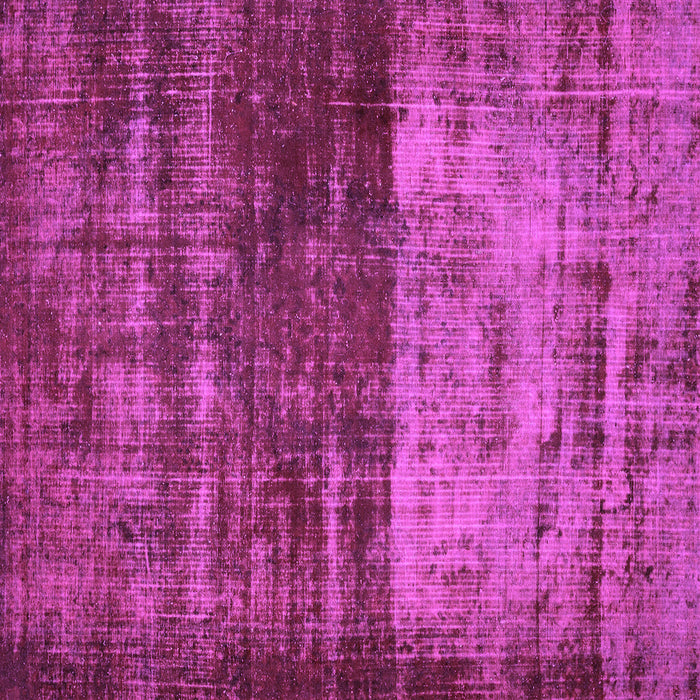 Square Machine Washable Abstract Purple Modern Area Rugs, wshabs766pur