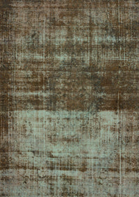 Abstract Turquoise Modern Rug, abs766turq