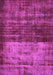 Machine Washable Abstract Purple Modern Area Rugs, wshabs766pur