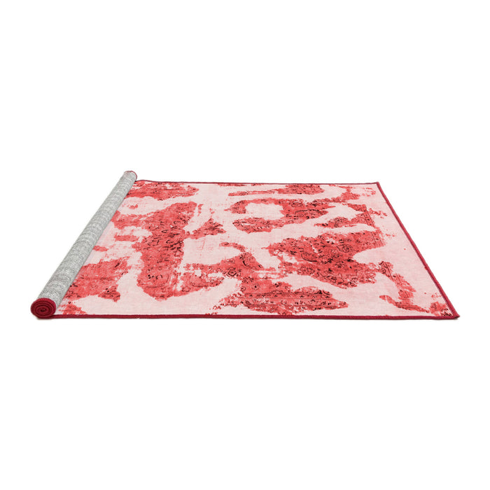 Modern Red Washable Rugs
