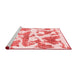 Modern Red Washable Rugs