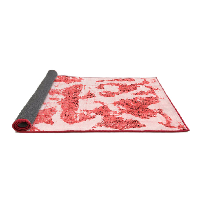 Abstract Red Modern Area Rugs