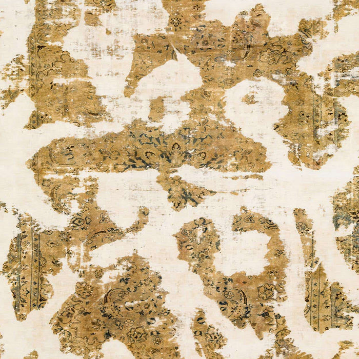 Machine Washable Abstract Moccasin Beige Rug, wshabs767