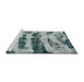 Sideview of Machine Washable Abstract Cloud Gray Rug, wshabs768