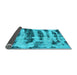 Sideview of Abstract Light Blue Modern Rug, abs768lblu