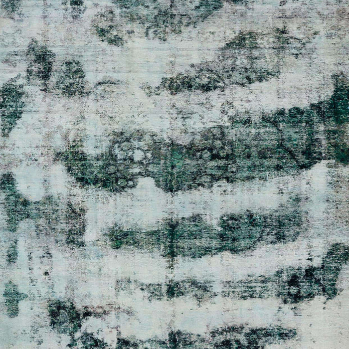 Machine Washable Abstract Cloud Gray Rug, wshabs768