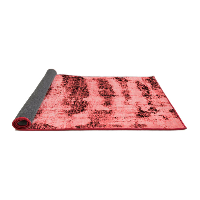 Abstract Red Modern Area Rugs