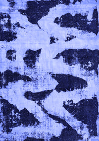 Abstract Blue Modern Rug, abs769blu