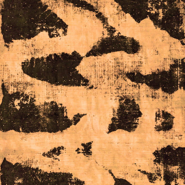 Machine Washable Abstract Orange Modern Area Rugs, wshabs769org