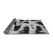 Sideview of Abstract Gray Modern Rug, abs769gry