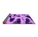 Sideview of Abstract Pink Modern Rug, abs769pnk