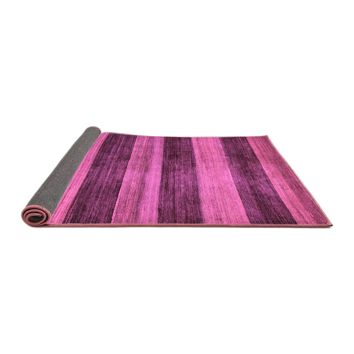 Sideview of Abstract Purple Modern Rug, abs76pur
