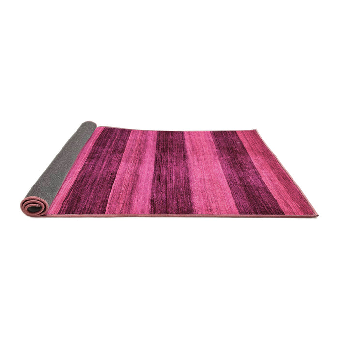 Sideview of Abstract Pink Modern Rug, abs76pnk