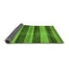 Sideview of Abstract Green Modern Rug, abs76grn