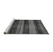 Sideview of Machine Washable Abstract Gray Modern Rug, wshabs76gry