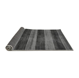 Sideview of Abstract Gray Modern Rug, abs76gry