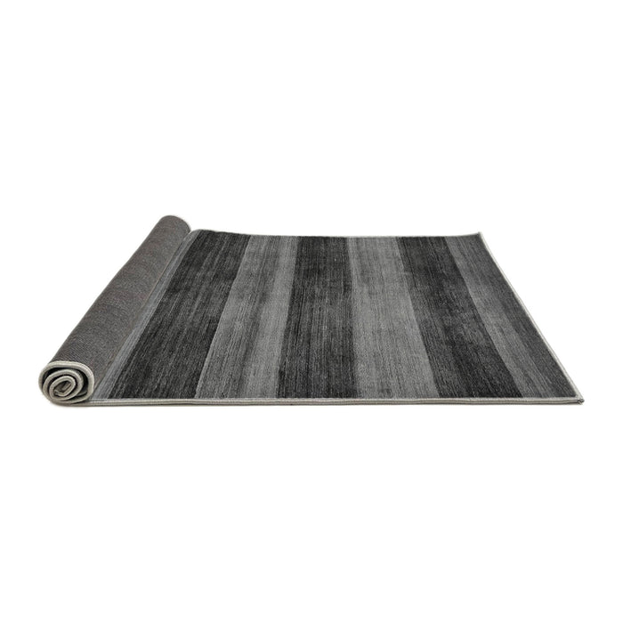 Sideview of Abstract Gray Modern Rug, abs76gry