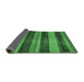 Sideview of Abstract Emerald Green Modern Rug, abs76emgrn