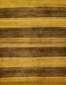 Abstract Saddle Brown Modern Rug, abs76