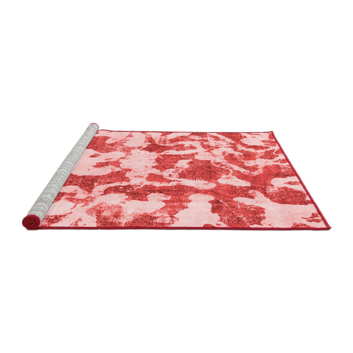 Modern Red Washable Rugs