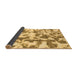 Sideview of Abstract Brown Modern Rug, abs770brn