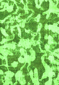 Abstract Green Modern Rug, abs770grn