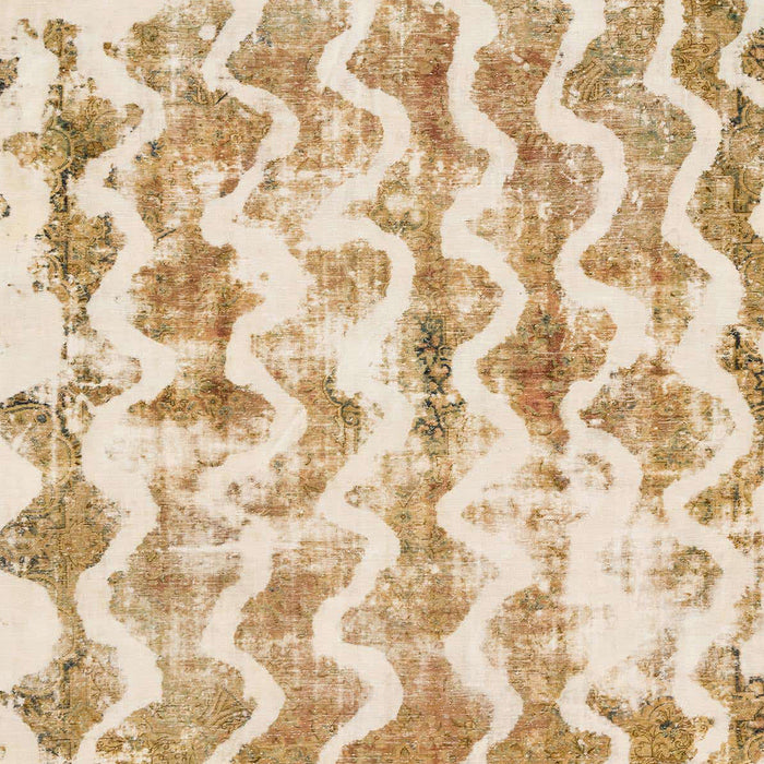 Machine Washable Abstract Orange Rug, wshabs771