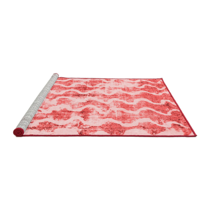 Modern Red Washable Rugs