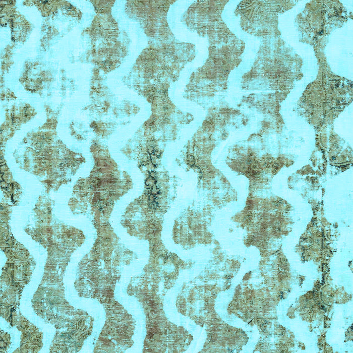 Abstract Light Blue Modern Rug, abs771lblu