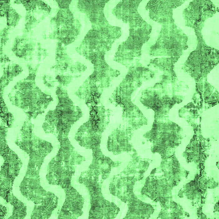 Abstract Emerald Green Modern Rug, abs771emgrn