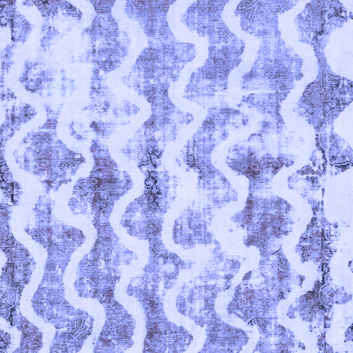 Machine Washable Abstract Blue Modern Rug, wshabs771blu