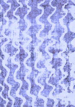Abstract Blue Modern Rug, abs771blu