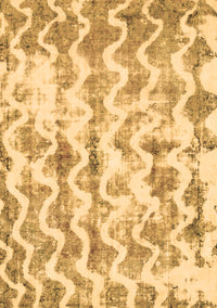 Abstract Brown Modern Rug, abs771brn