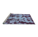 Sideview of Machine Washable Abstract Light Blue Modern Rug, wshabs772lblu