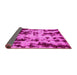 Sideview of Abstract Pink Modern Rug, abs772pnk