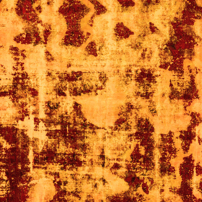 Machine Washable Abstract Yellow Modern Rug, wshabs772yw