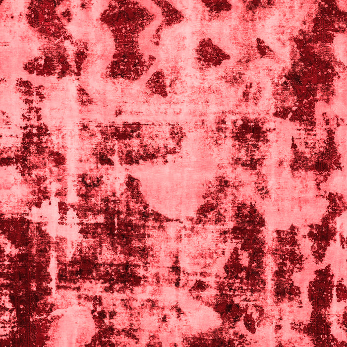 Machine Washable Abstract Red Modern Rug, wshabs772red