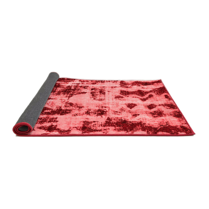 Abstract Red Modern Area Rugs